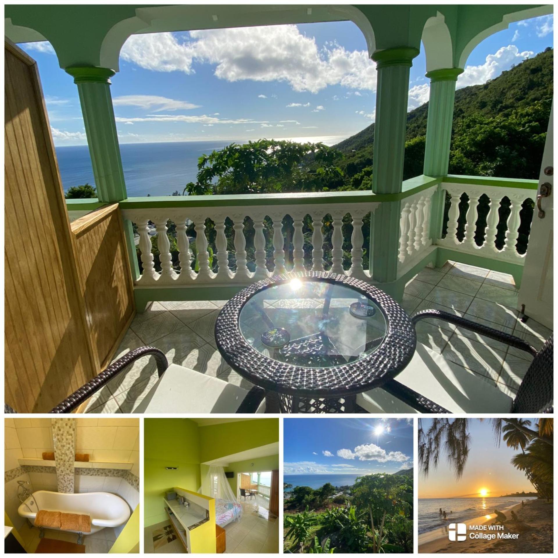 Greenhouse On The Hill, Sea View Studio Apartment Laborie Zewnętrze zdjęcie
